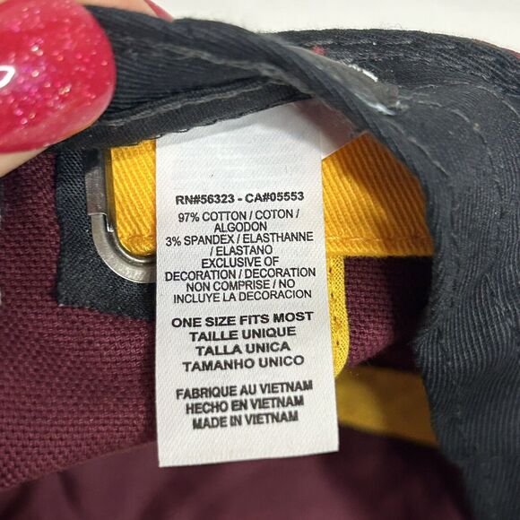 Minnesota Golden Gophers Nike Heritage86 Relaxed-Fit Strapback Hat Cap One Size - Picture 5 of 8